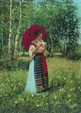 Nikolay Petrovich Bogdanov Belsky Painting - leyendo la carta Nikolay Bogdanov Belsky
